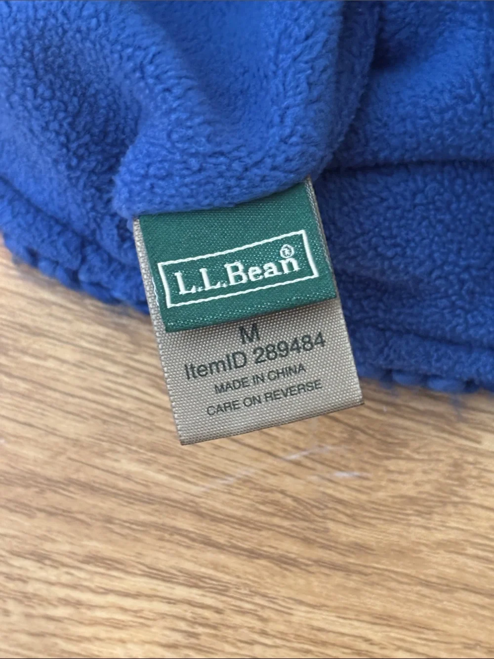 ⭐ 3 for $15 L.L. Bean Blue and White Pom-Pom Earflap Knit Hat for Kids